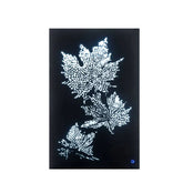 Hadrias Smoky Glass & Faux Crystal Wall Art Model 97716 By ACME Furniture